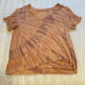 American Eagle Oversized Soft and Sexy Tie-Dye V-Neck T-Shirt